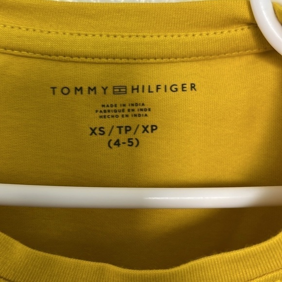 Tommy Hilfiger Yellow Long Sleeve Top Size 4/5 - Picture 4 of 6